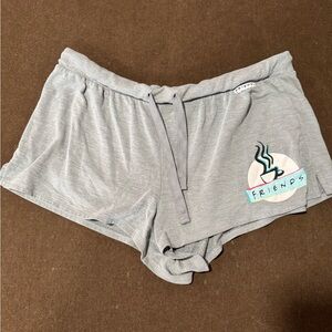 Gray Friends Lounge Shorts